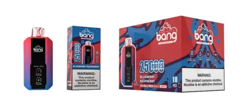 Bang 25000 Puffs LCD Screen Vape Dual Bang 25000 Puffs Vape 25K Disposable Vape Pen E Cigarette Prefilled 30ml 650mAh Disposable Vape 12 Flavors