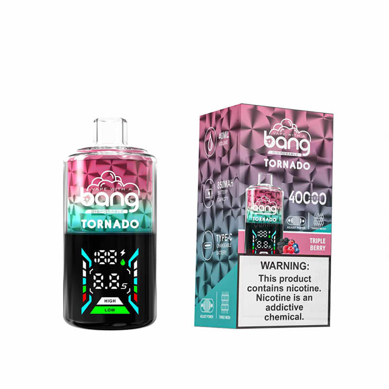 Bang Tornado 40000 Puffs Disposable Vape - 40ml E-Liquid. 850mAh Battery