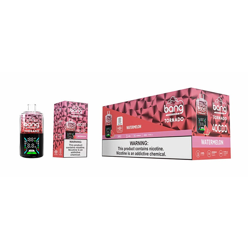 Bang Tornado 40000 Puffs Disposable Vape - 40ml E-Liquid, 850mAh Battery