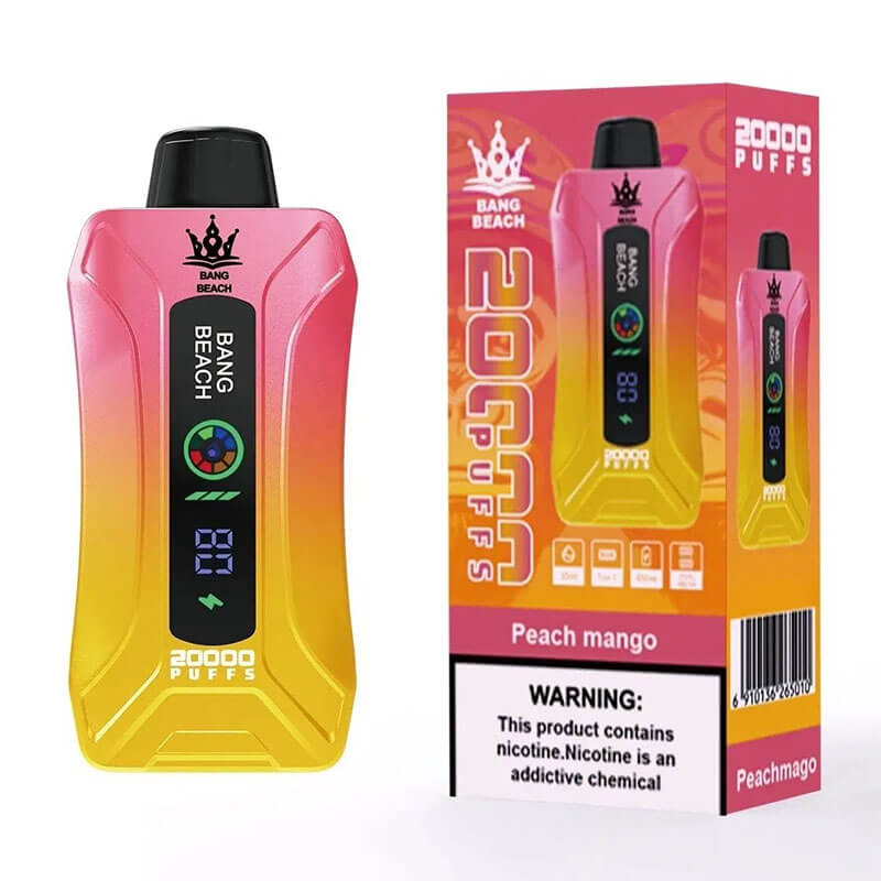Bang Beach 20000 Puffs Disposable Vape(0% to 5% Nicotine) - 35ml E-Liquid, 650mAh Battery