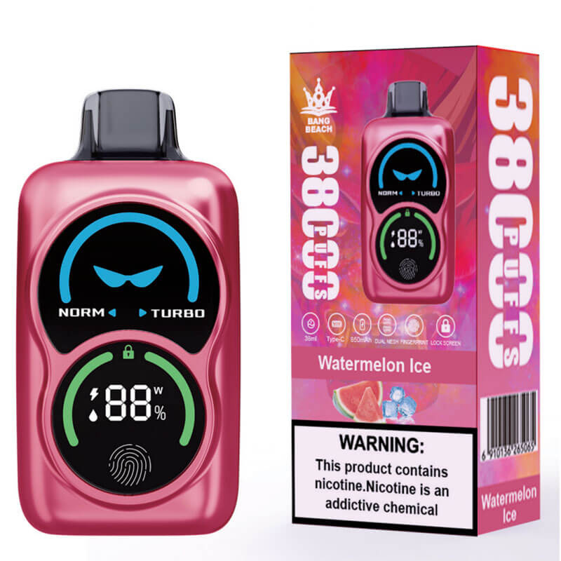 Bang Beach 38000 Puffs Disposable Vape  38ml  850mAh 12 Flavors