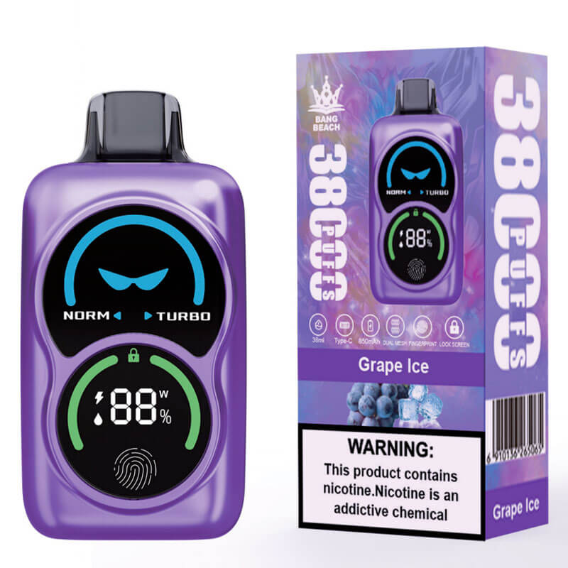 Bang Beach 38000 Puffs Disposable Vape  38ml  850mAh 12 Flavors