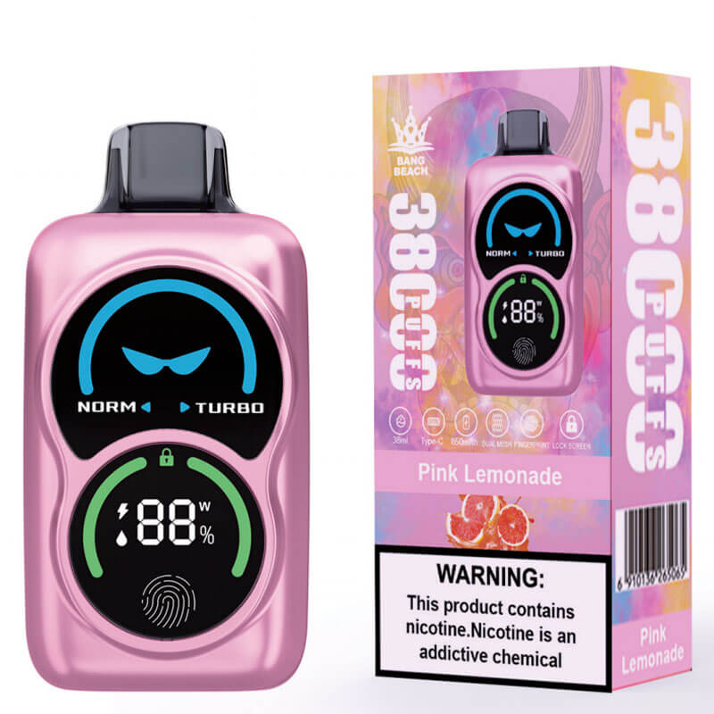 Bang Beach 38000 Puffs Disposable Vape - 38ml E-Liquid. 850mAh Battery