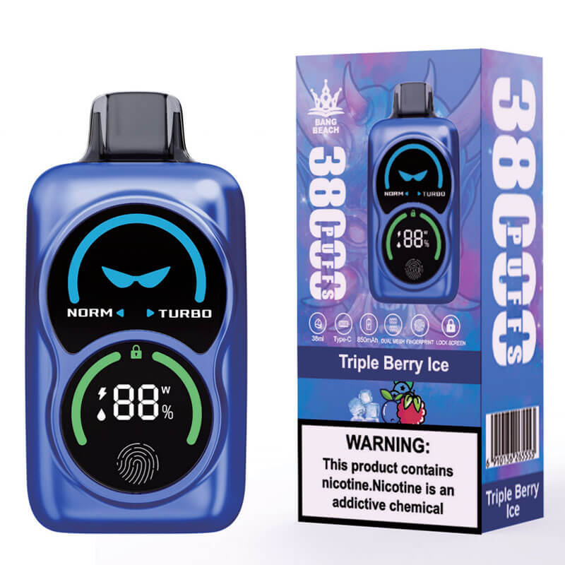 Bang Beach 38000 Puffs Disposable Vape  38ml  850mAh 12 Flavors