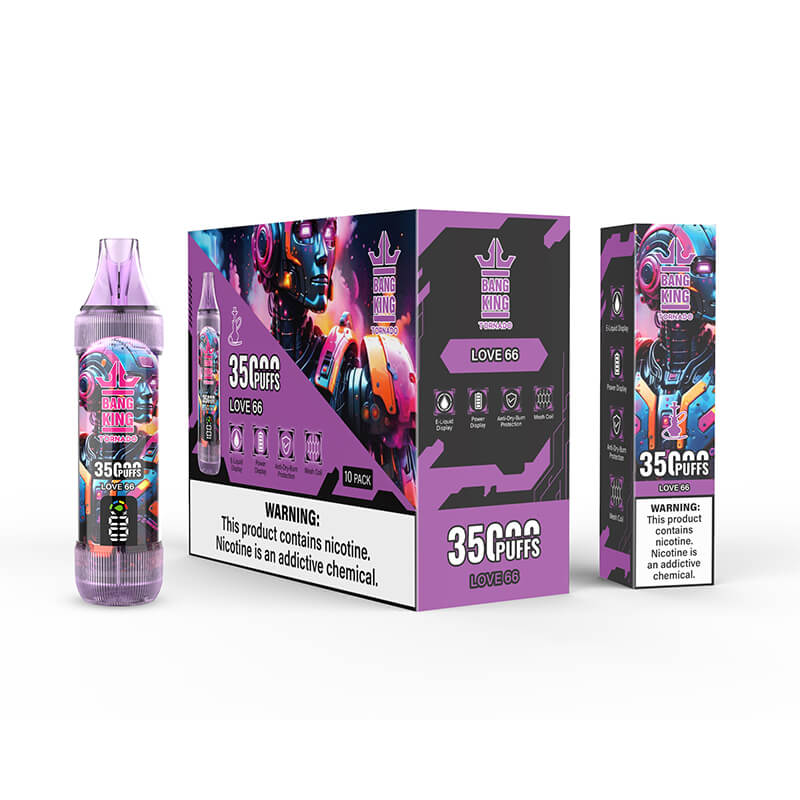 Bang King 35000 Puffs Disposable Vape - 35ml E-Liquid. 700mAh Battery