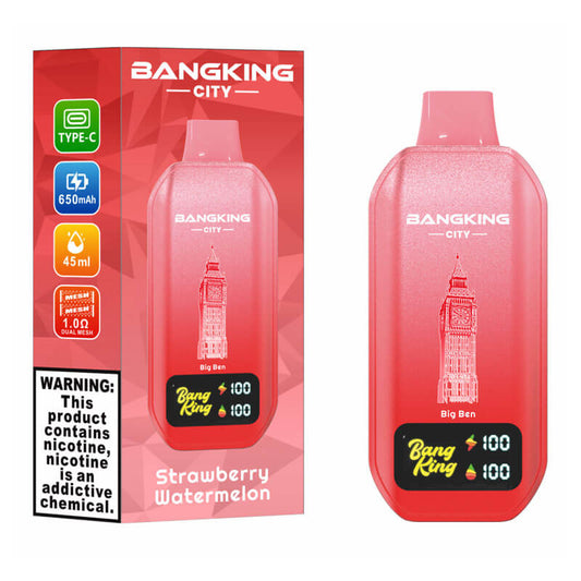 Bang King City 50000 Puffs Disposable Vape  650mAh 45ml 12 Flavors