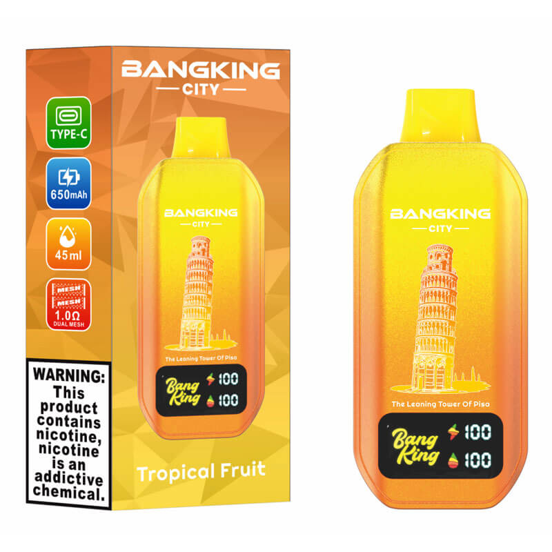 Bang King City 50000 Puffs Disposable Vape  650mAh 45ml 12 Flavors