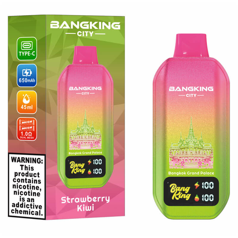 Bang King City 50000 Puffs Disposable Vape  650mAh 45ml 12 Flavors