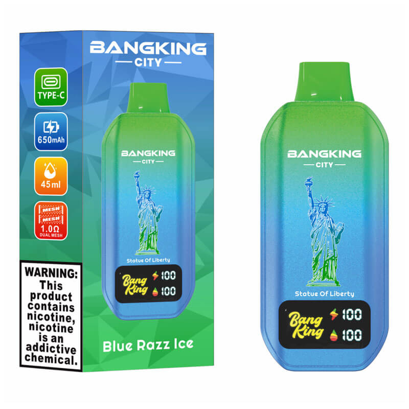 Bang King City 50000 Puffs Disposable Vape  650mAh 45ml 12 Flavors