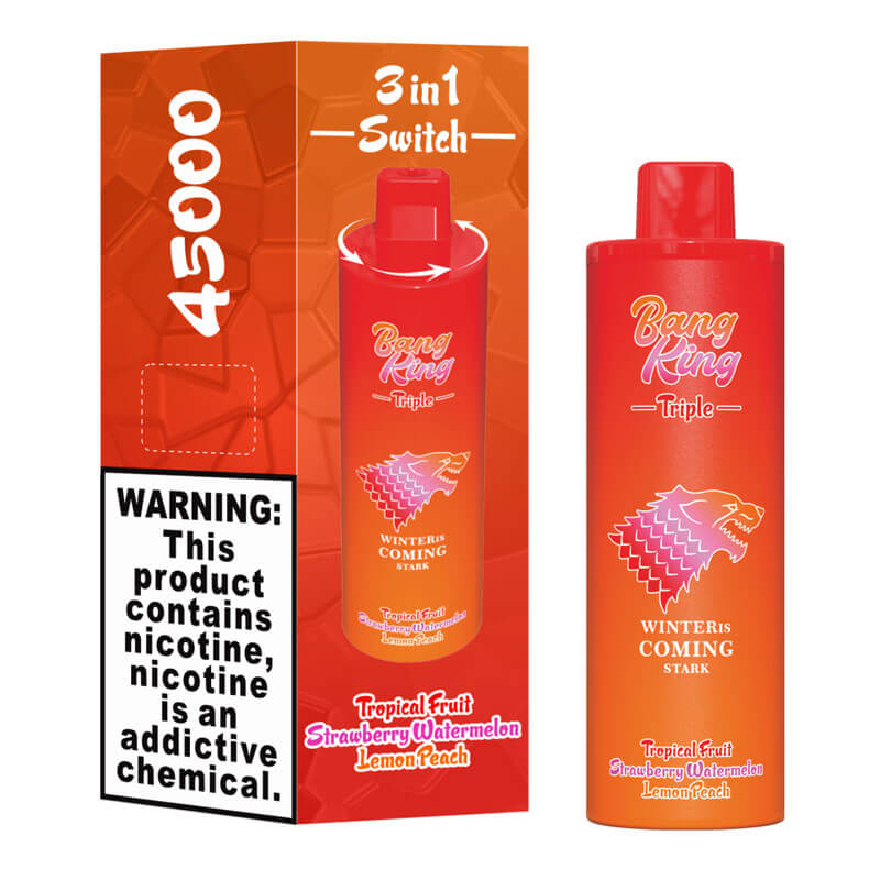 Bang King Triple 45000 Puffs Disposable Vape - 3*15ml E-Liquid, 650mAh Battery 12 Flavors