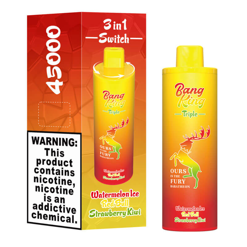 Bang King Triple 45000 Puffs Disposable Vape - 3*15ml E-Liquid, 650mAh Battery 12 Flavors
