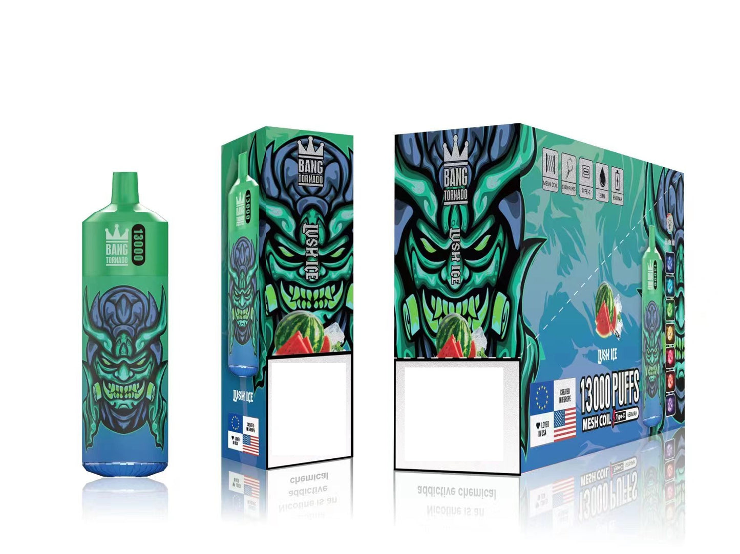 Bang Tornado 13k Puffs Rechargeable Disposable Vape