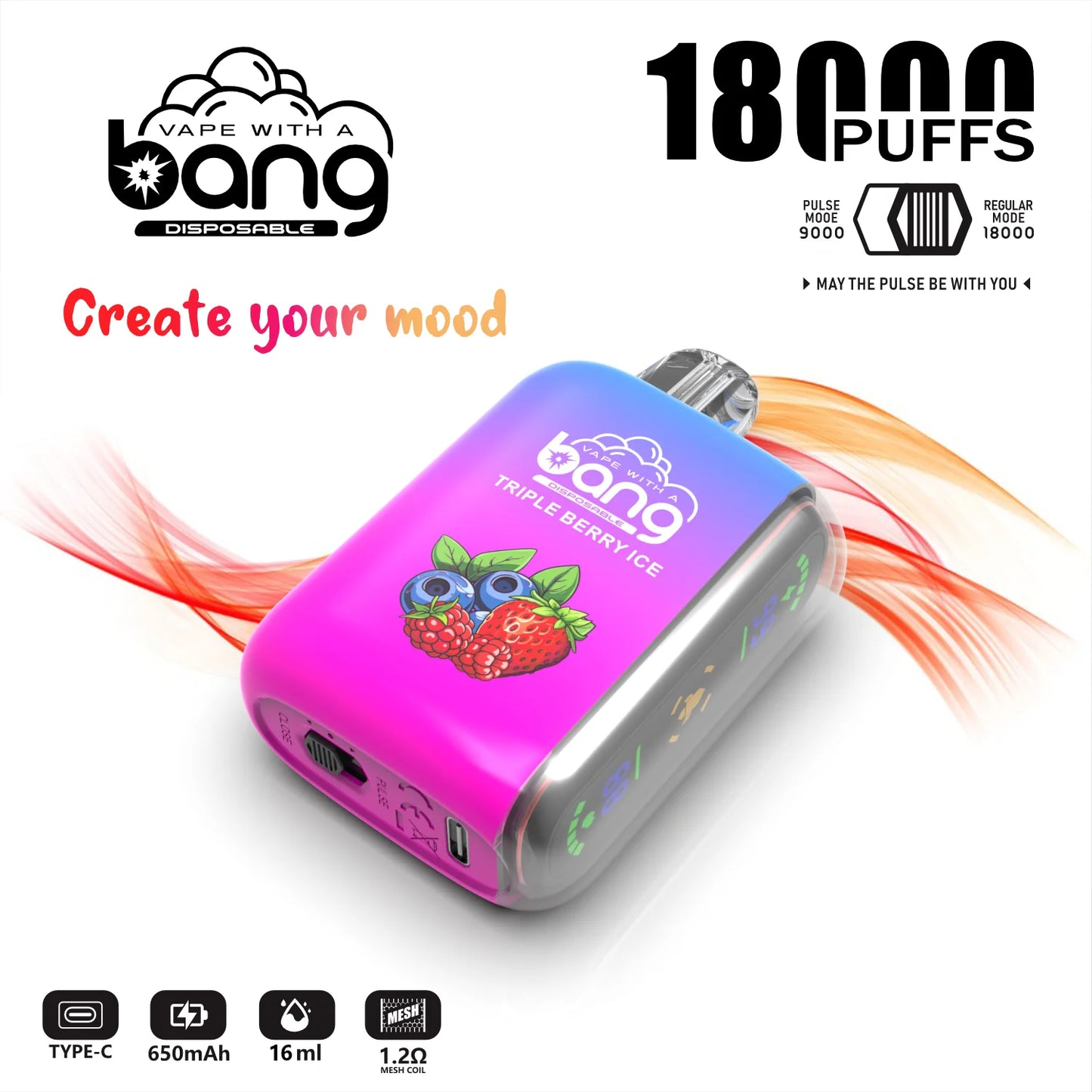 Bang Box Vape Rocket 18000 Puffs LED Display Screen Bulk Buy Disposable Vapes Wholesale