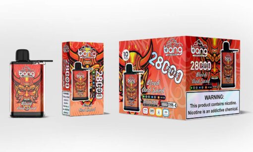 Bang 28000 Puffs Disposable Vape(0%- 5% Nicotine) - 30ml E-Liquid. 650mAh Battery