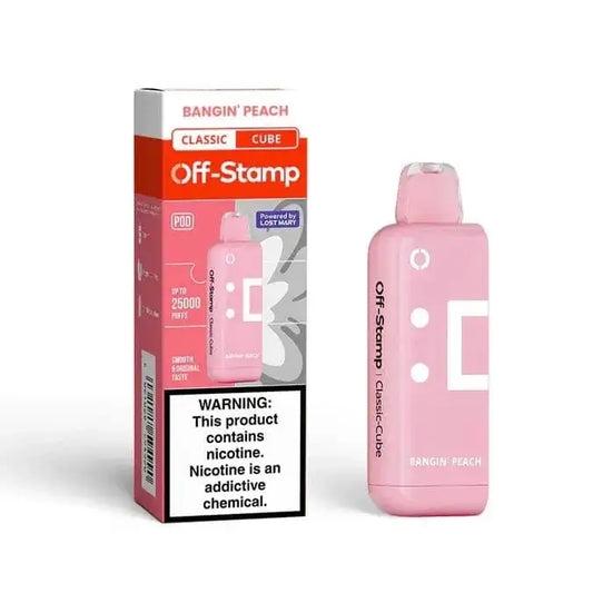 Bangin Peach - Off-Stamp Classic Cube 25K Disposable Pod