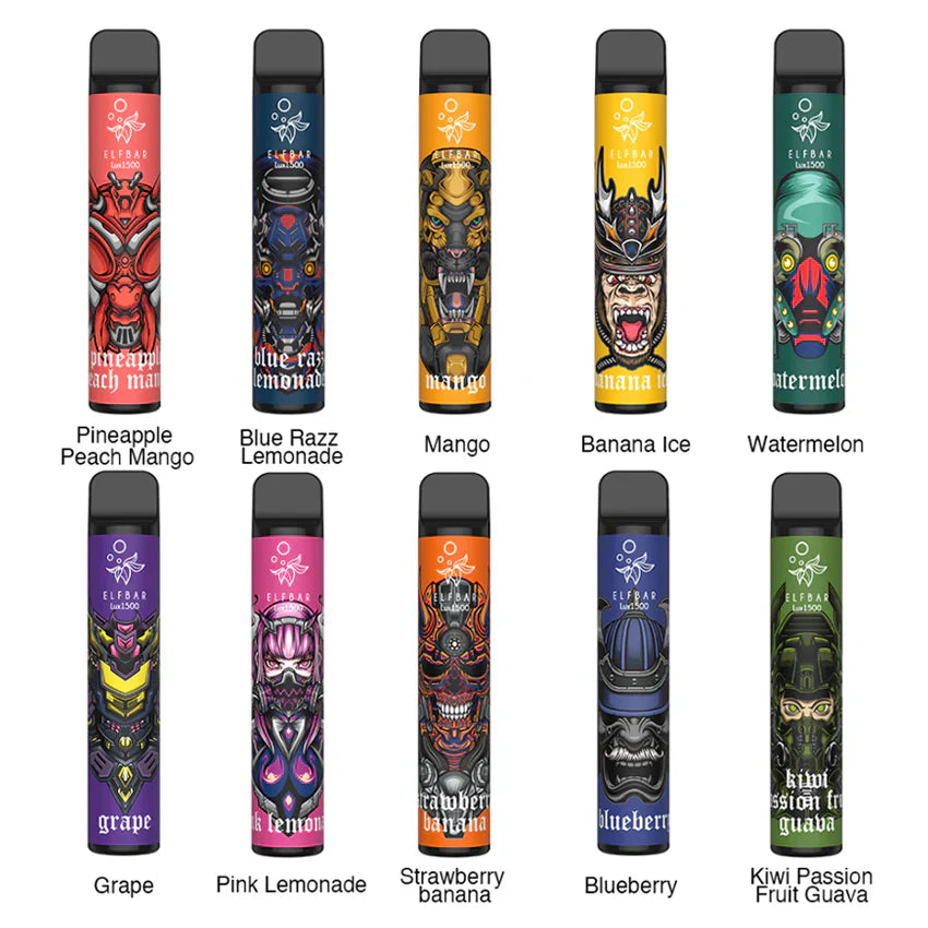 ELF Bar Lux Einweg-Vape-Pod für 1500 Züge, 20 mg Nikotin, 2 ml