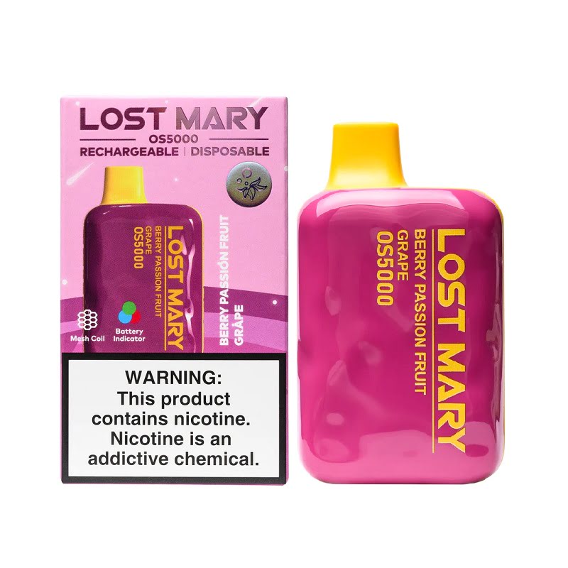 Berry Passion Fruit Grape Lost Mary OS5000