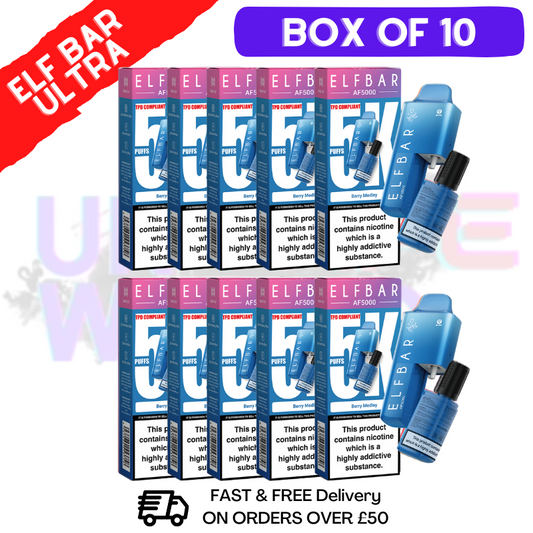 Berry Medley Elf Bar 5000 Puff 5K Bar BOX OF 10