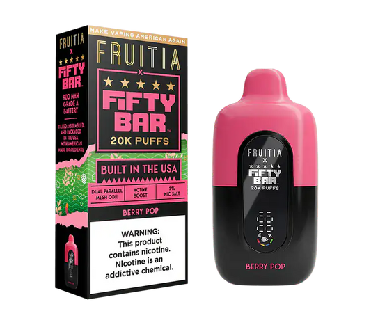 Berry Pop - Fifty Bar 20K Disposable Vape