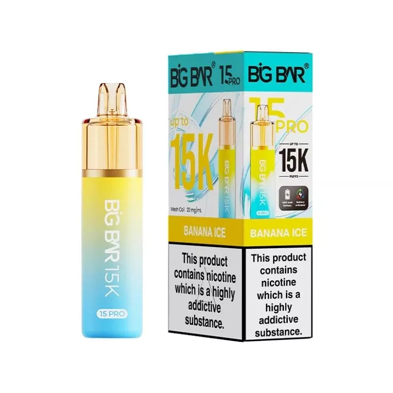 Big Bar Pro 15K Puffs Prefilled & Reusable Pod Kit