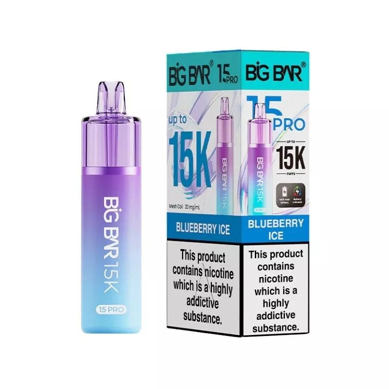 Big Bar Pro 15K Puffs Prefilled & Reusable Pod Kit