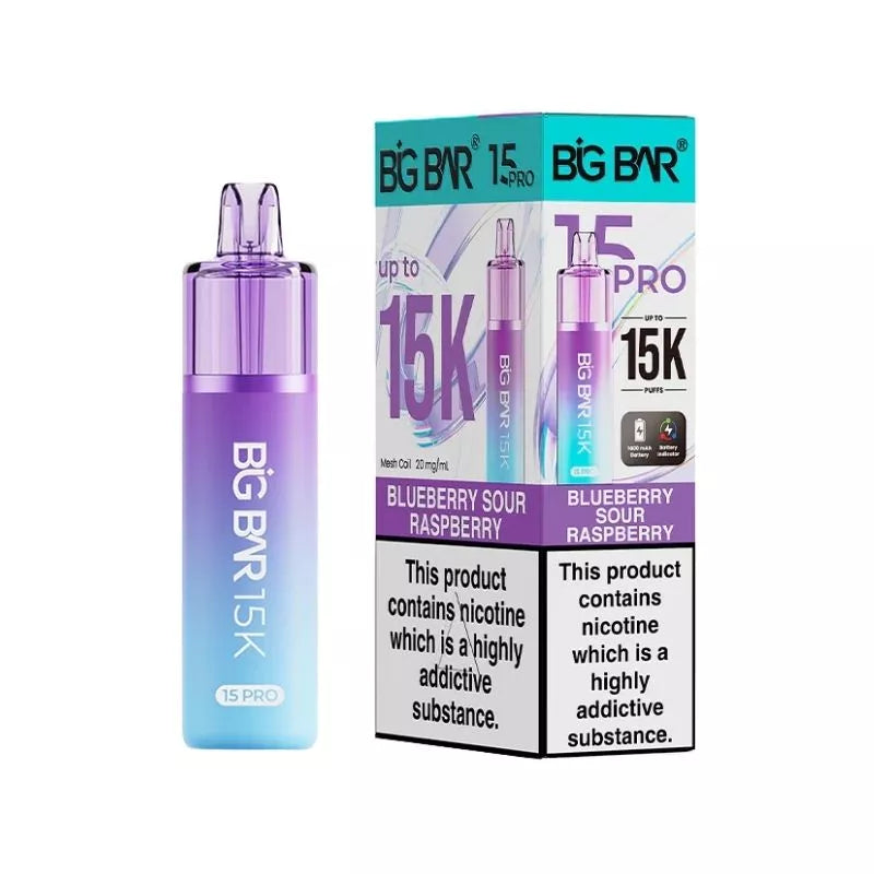 Big Bar Pro 15K Puffs Prefilled & Reusable Pod Kit