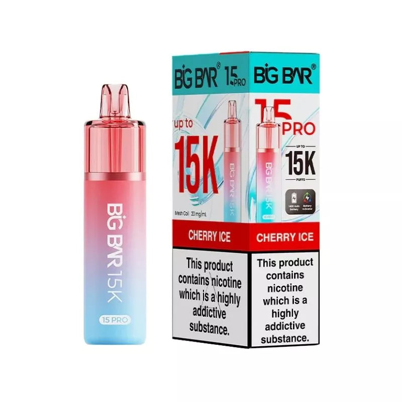 Big Bar Pro 15K Puffs Prefilled & Reusable Pod Kit
