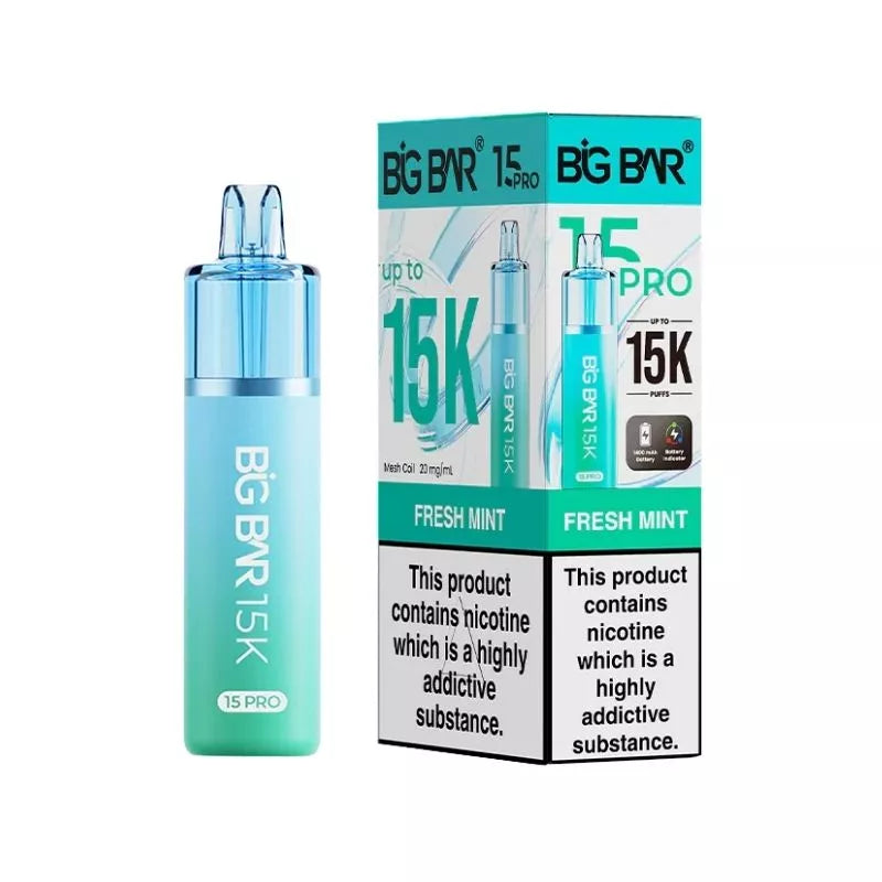 Big Bar Pro 15K Puffs Prefilled & Reusable Pod Kit