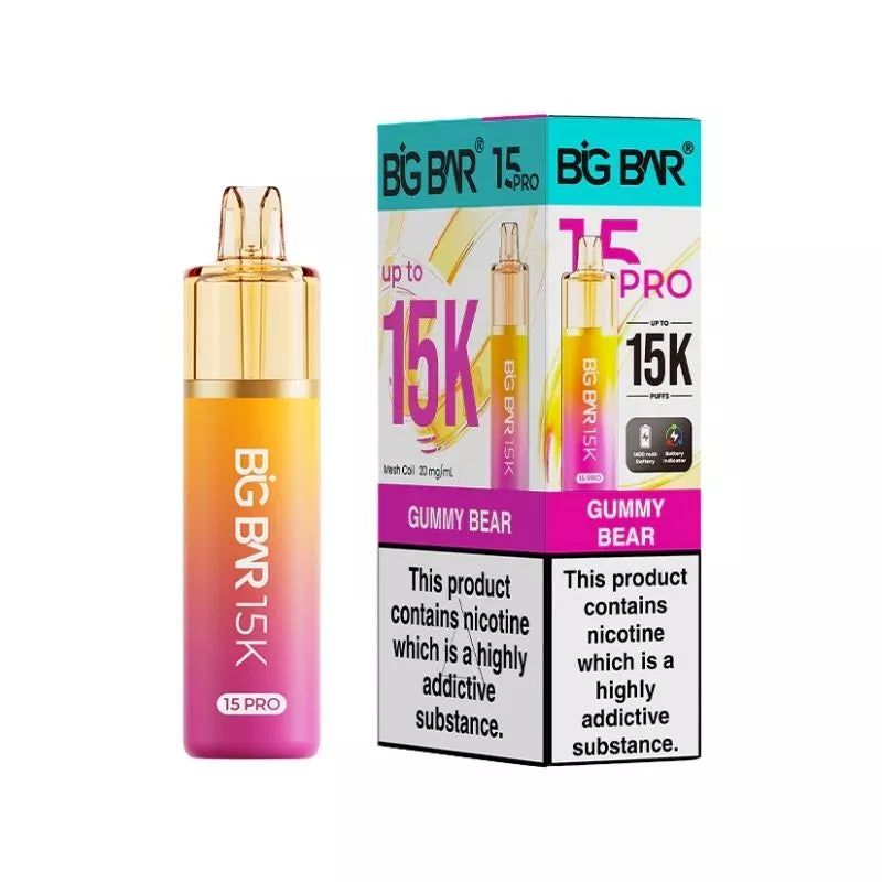 Big Bar Pro 15K Puffs Prefilled & Reusable Pod Kit