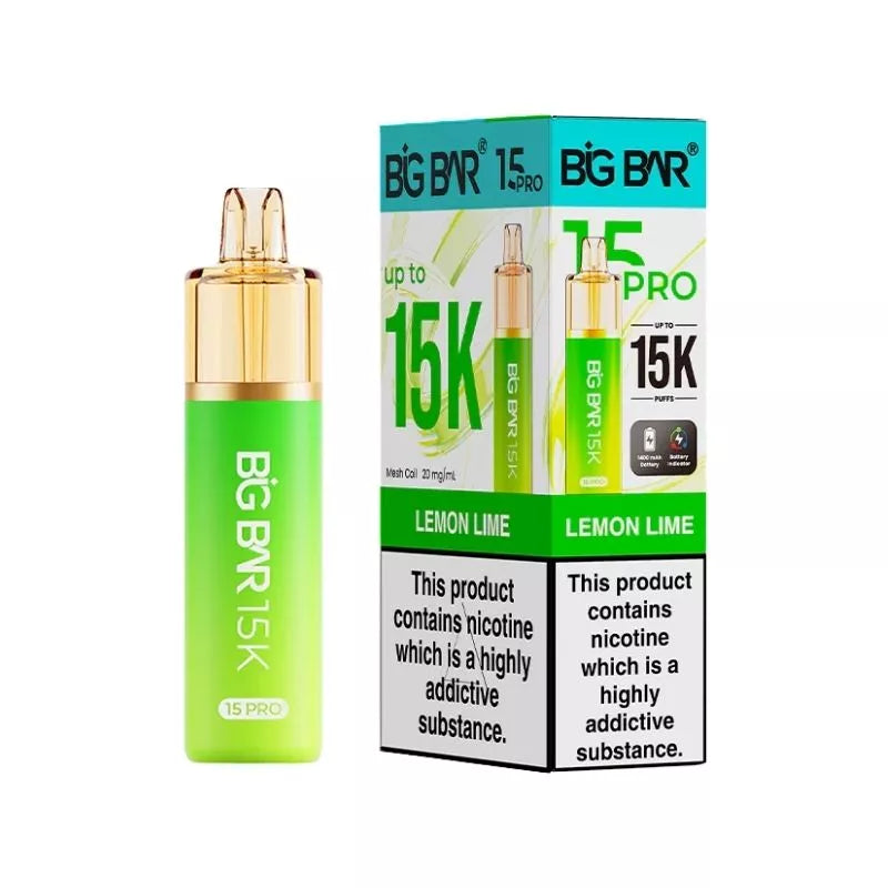 Big Bar Pro 15K Puffs Prefilled & Reusable Pod Kit