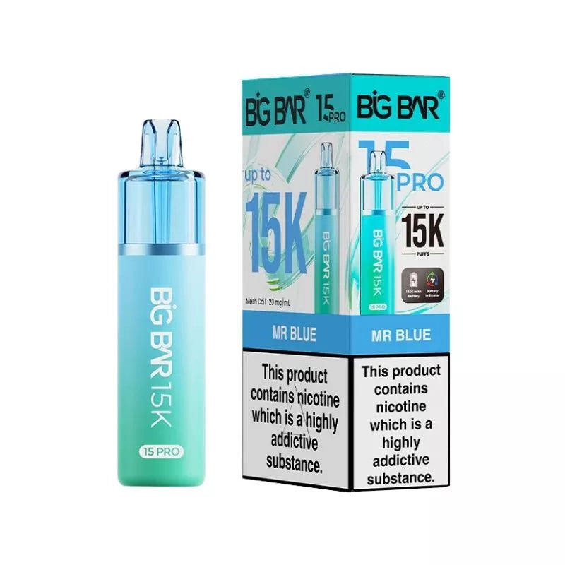 Big Bar Pro 15K Puffs Prefilled & Reusable Pod Kit