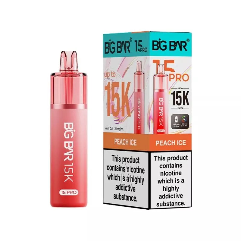 Big Bar Pro 15K Puffs Prefilled & Reusable Pod Kit