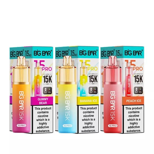 Big Bar Pro 15K Puffs Prefilled & Reusable Pod Kit