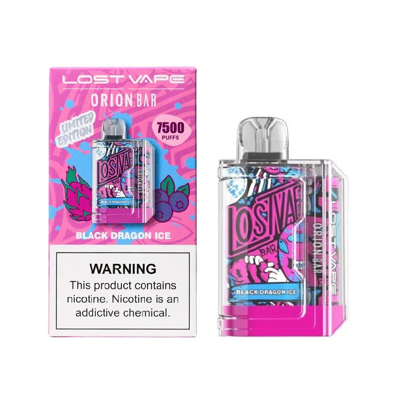 Black Dragon Ice Lost Vape Orion Bar 7500