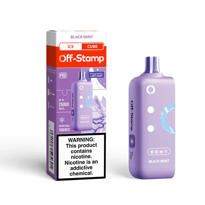 Black Mint 2 Off Stamp Cube 25K Pod