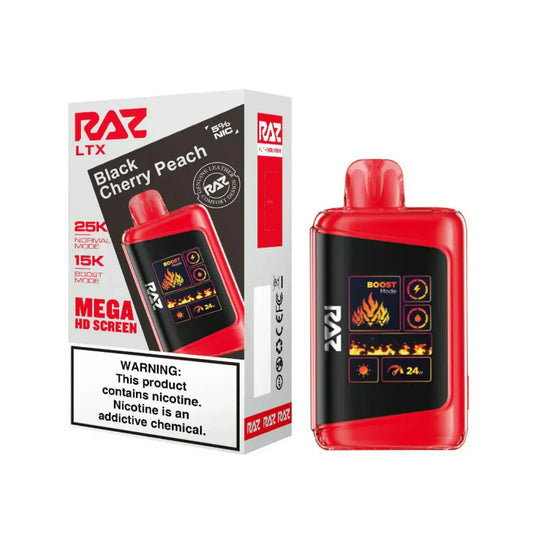 Black Cherry Peach - RAZ LTX DC25000 Disposable Vape