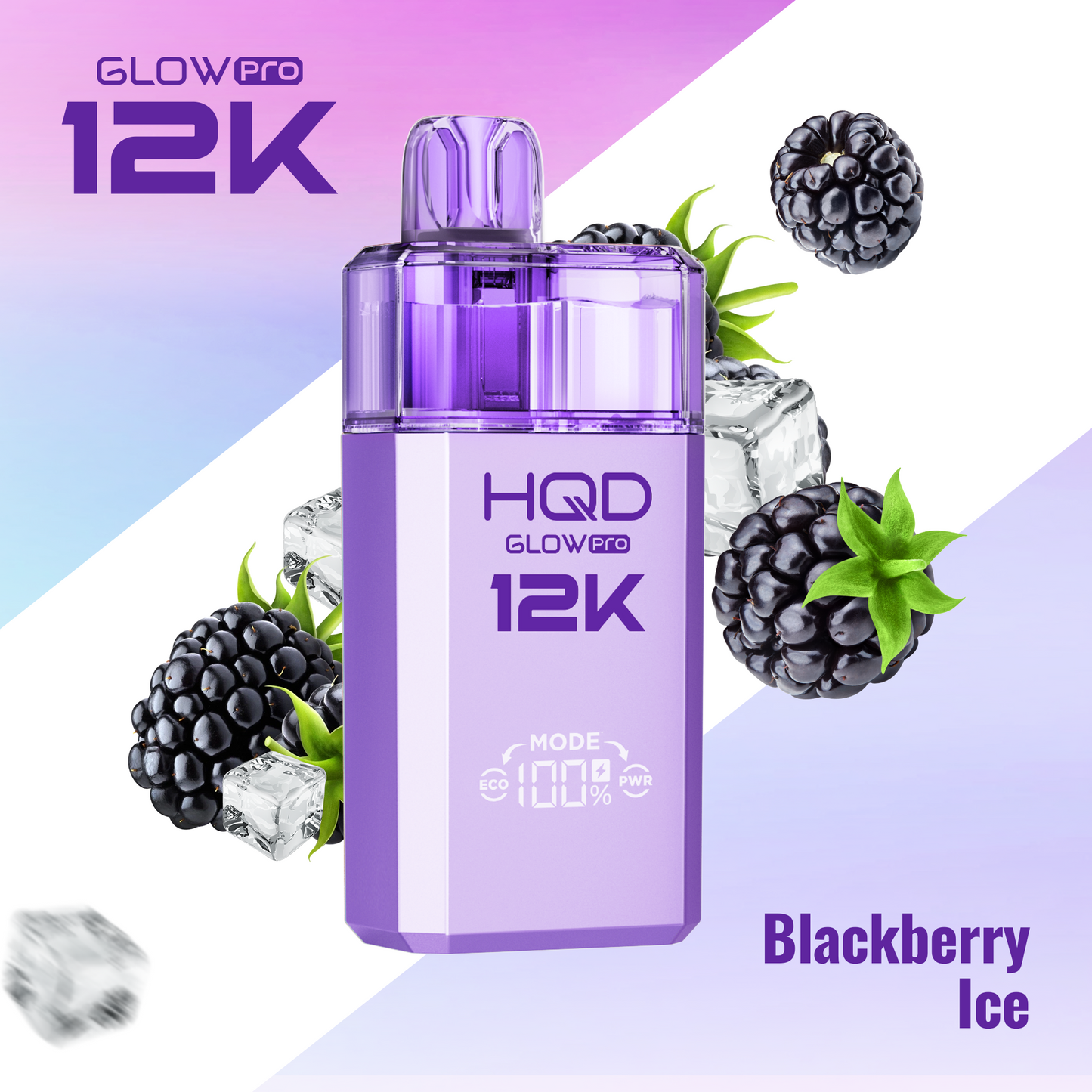 HQD Glow Pro 12K Puffs Prefilled Pod Kit