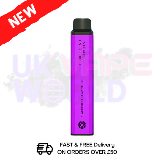 Elux Legend 3500 Puff Schwarze Johannisbeere Menthol Seife