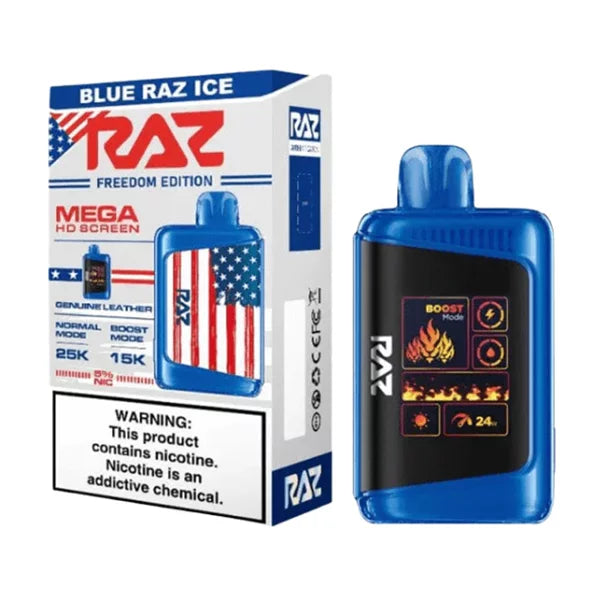 Blue Razz Ice (Freedom Edition) Raz LTX 25K