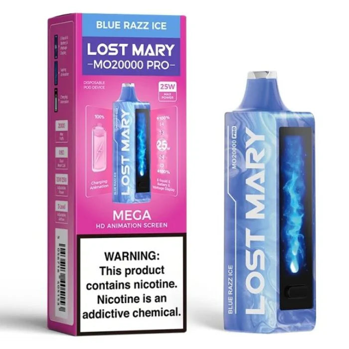Blue Razz Ice Lost Mary MO20000 Pro