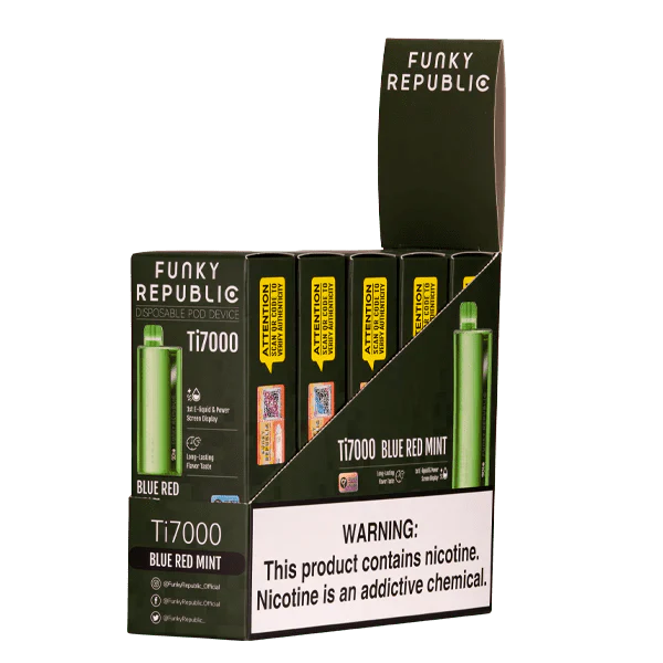 Blue Red Mint Funky Lands Ti7000
