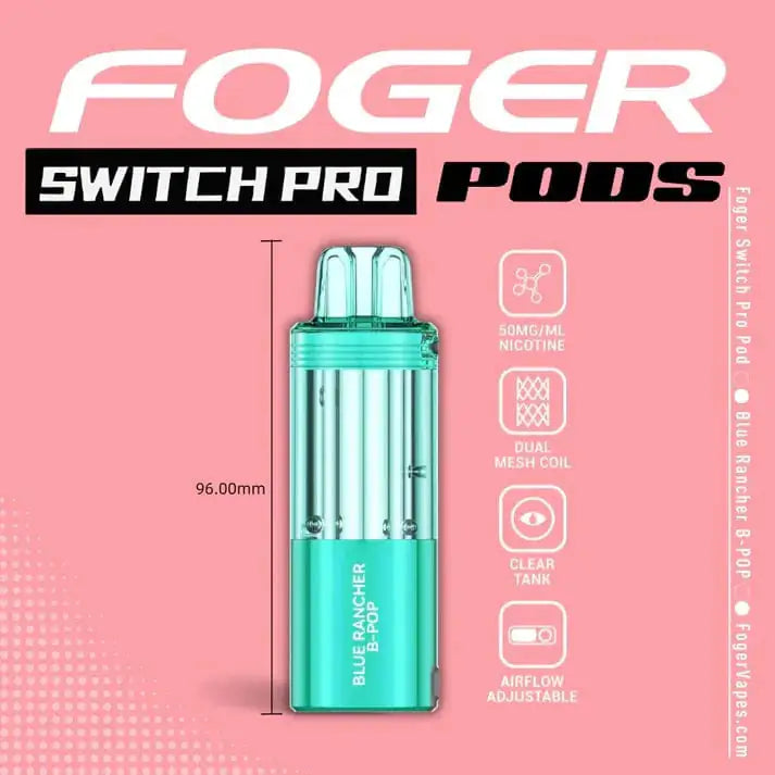 Blue Rancher - Foger Switch Pro 30K Disposable Pod