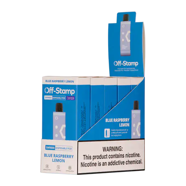 Blue Raspberry Lemon - Off-Stamp SW9000 Disposable Pod
