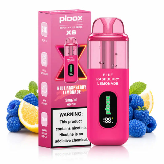 Blue Raspberry Lemonade - Ploox XS 25k Disposable E-Hookah
