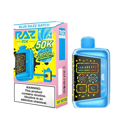 Blue Razz Batch - RAZ RX 50K Batch Edition Disposable Vape