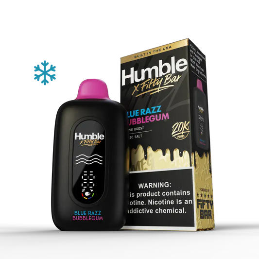 Blue Razz Bubblegum - Fifty Bar x Humble 20K Disposable Vape