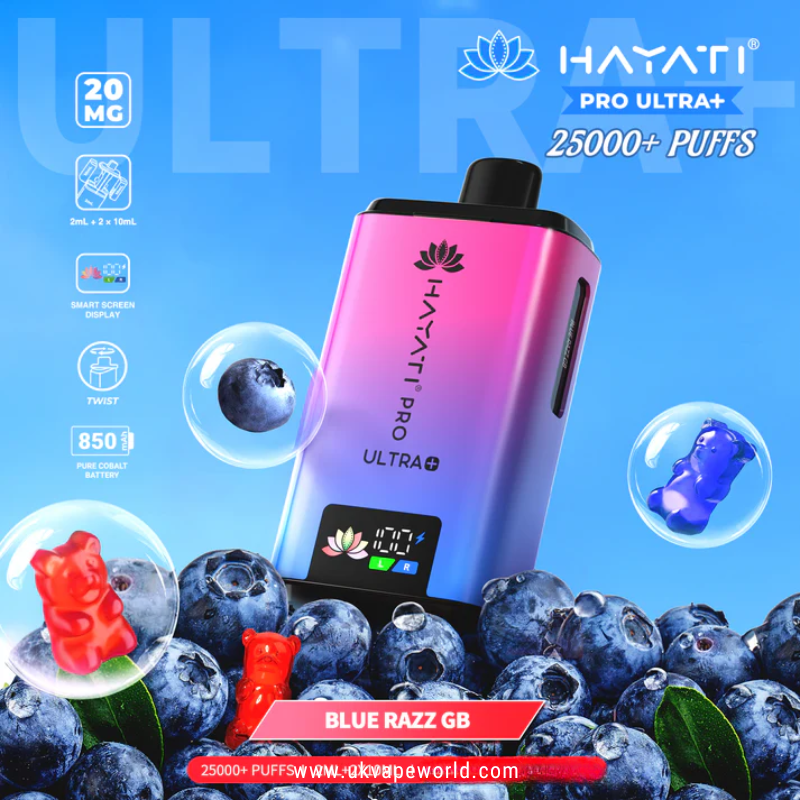 Hayati Pro Ultra Plus 25000 Puff 25K Bar Twist Pod Kit
