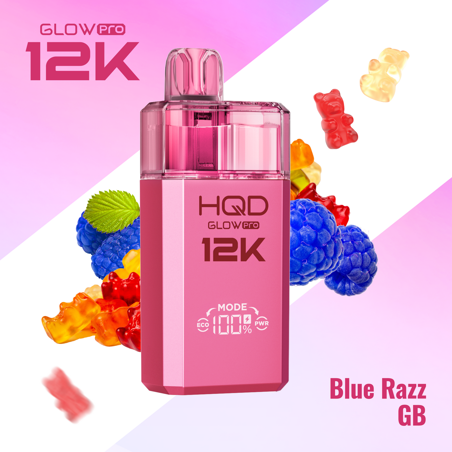 HQD Glow Pro 12K Puffs Prefilled Pod Kit