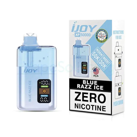 Blue Razz Ice - iJoy XP50000 Zero Nicotine Disposable Vape