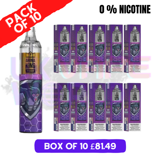 Blue Razz Lemonade - RandM Tornado 7000 Puffs (0 mg) 10er-Packung